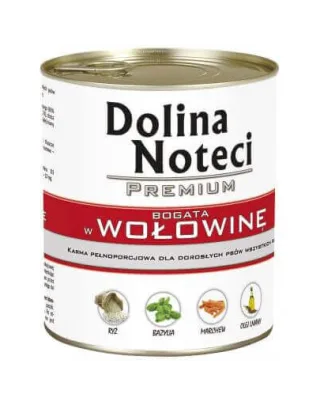 DOLINA NOTECI Premium hrana umeda caini adulti, bogata in vita 12 x 800 g