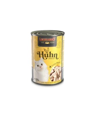 LEONARDO conserva cu pui, pentru pisici 6x400 g