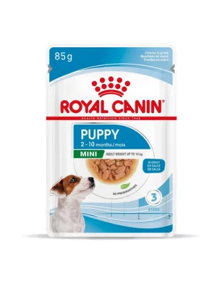ROYAL CANIN Mini Puppy 48x85 g hrana umeda catei talie mica, in sos