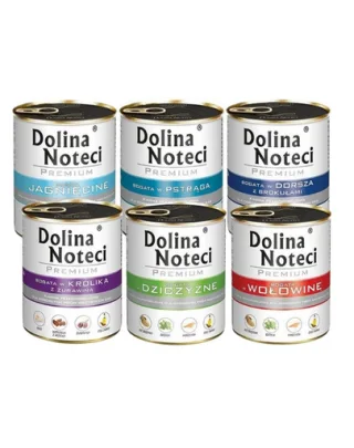 DOLINA NOTECI Premium Hrana umeda pentru caine adult, mix sortimente 30x800g