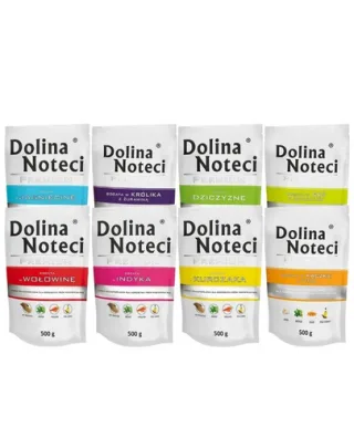DOLINA NOTECI Premium Mix plicuri hrana caini 10x500g fara peste