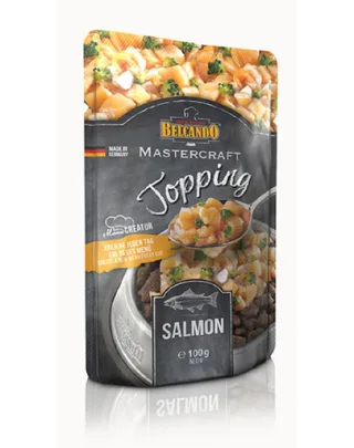 BELCANDO Mastercraft Topping somon si broccoli 6x100 g hrana caini