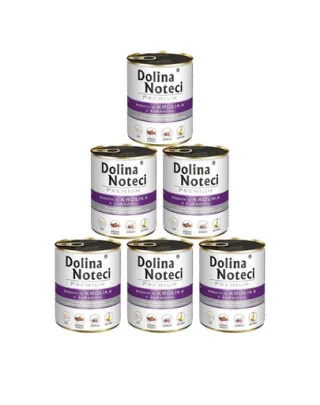 DOLINA NOTECI Premium Bogata iepure si merisor 6x800g