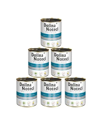 DOLINA NOTECI Premium Bogata in pastrav 6x800g pentru caini