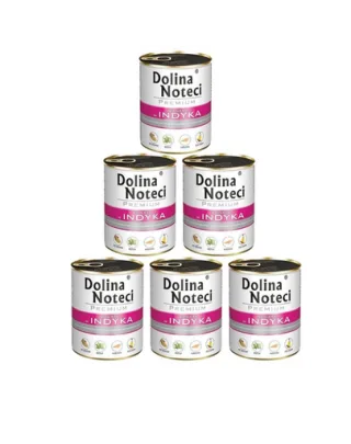 DOLINA NOTECI Premium Bogata in curcan 6x800g conserve caini