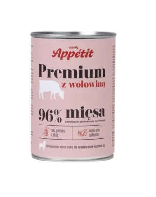COMFY APPETIT PREMIUM Hrana caine adult, cu vita 400 g