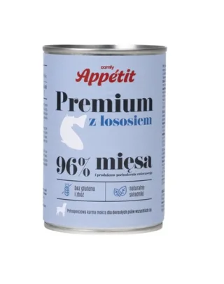 COMFY APPETIT PREMIUM Hrana umeda pentru caini, cu somon 400 g