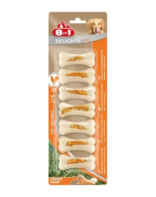 8IN1 Delicatese Delight Tstrong Bones XS 7 buc.
