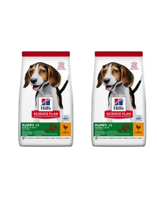 HILL'S Science Plan Canine Puppy Medium Chicken hrana caini de rasa medie, cu pui 36 kg (2x18 kg)