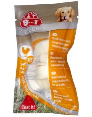 8IN1 Delights Gustare Os pentru caini XS 1 buc.