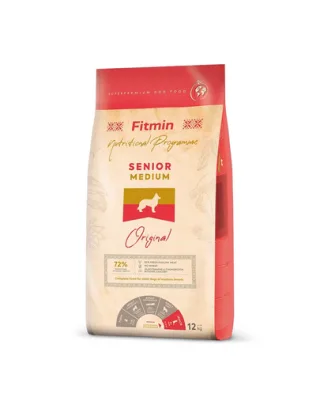FITMIN Dog Medium Senior 12 kg Hrana fara gluten caini seniori talie medie