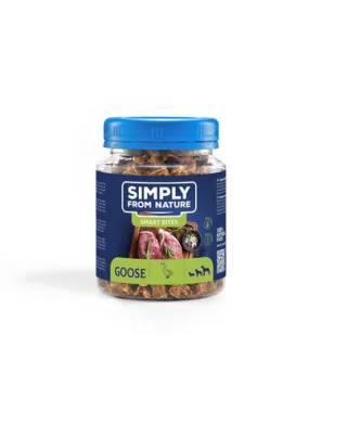 SIMPLY FROM NATURE Smart Bites Snack pentru caini, din gasca 130 g