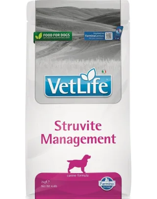 FARMINA Vet Life Dog Struvite Canine 2 kg Hrana caine cu probleme ale tractului urinar inferior