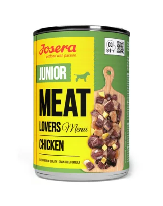 JOSERA Meat Lovers Junior Menu hrana cu pui pentru catelusi 400g