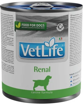 FARMINA VET Life natural diet dog renal 300 g Hrana umeda caini cu insuficienta renala