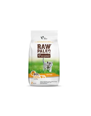 VETEXPERT Raw Paleo Kitten Turkey&amp;Chicken 2 kg Mancare uscata pisoi