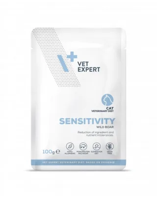 VET EXPERT Veterinary Diet Cat Sensitivity plic 100g hrana umeda uz veterinar pentru pisici
