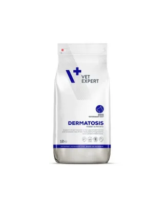 VET EXPERT Veterinary Diet Dog Dermatosis Rabbit&amp;Potato 12 kg hrana uscata uz veterinar pentru caini