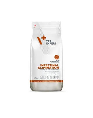 VET EXPERT Veterinary Diet Dog Intestinal Elimination 12 kg hrana veterinara uscata pentru caini