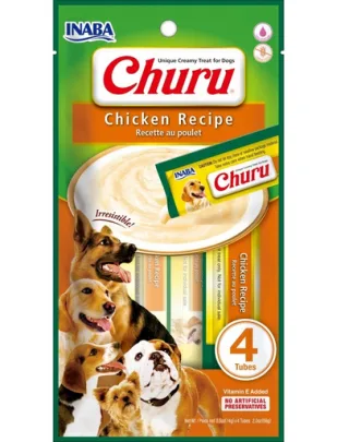 INABA Churu Chicken recipe 4x14g pui crema pentru caini