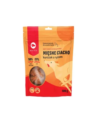 MACED crochete pentru caini, cu pui si orez 500g