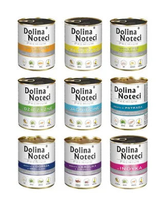 DOLINA NOTECI Mix arome set 27 x 800 g hrana pentru caini