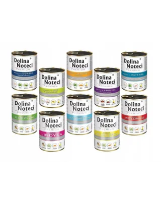 DOLINA NOTECI Premium hrana umeda caini adulti Mix arome SET 800 g x 10 buc