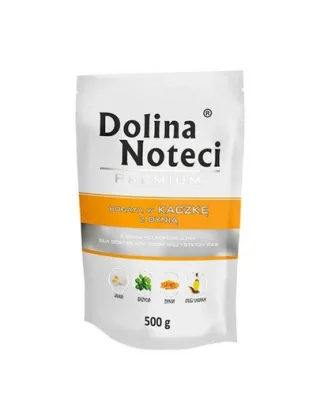 DOLINA NOTECI Premium Bogata in rata si dovleac pentru caini 10 x 500 g