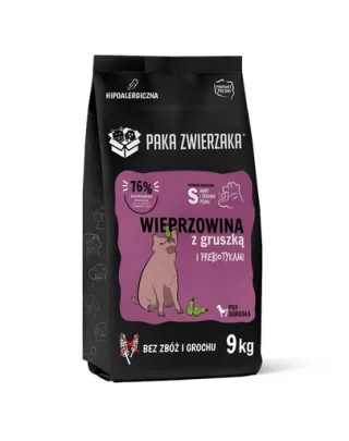 PAKA ZWIERZAKA Seventh Heaven Hrană uscată Carne de porc cu pară S 9 kg