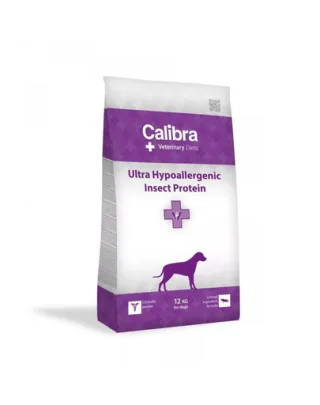 CALIBRA Veterinary Diet Dog Ultra-Hypoallergenic Insect 12 kg dieta reducere intolerante alimentare caini
