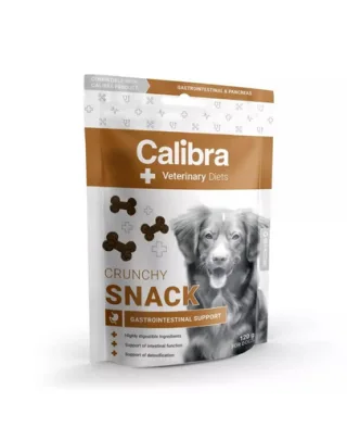 CALIBRA Veterinary Diet Crunchy Snack Gastrointestinal 120 g recompensa functionala pentru caini