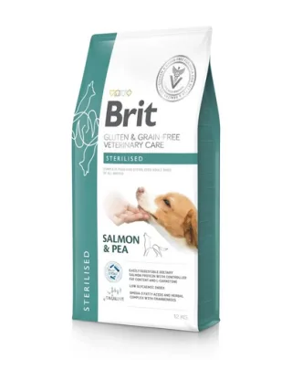 BRIT Veterinary Care Dog Gluten Grain free Sterilised 12 kg mancare pentru caini sterilizati