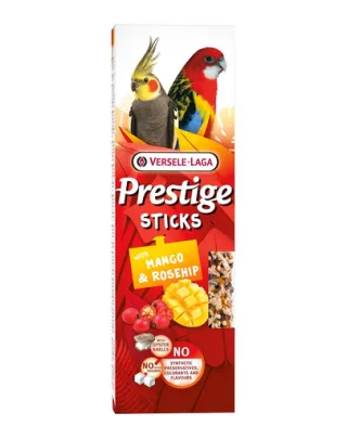 VERSELE-LAGA Prestige Sticks 2 batoane papagali medii cu mango si macese 140g
