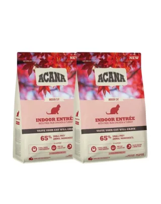 ACANA Indoor Entrée Cat 2x340 g sac hrana pisica de interior
