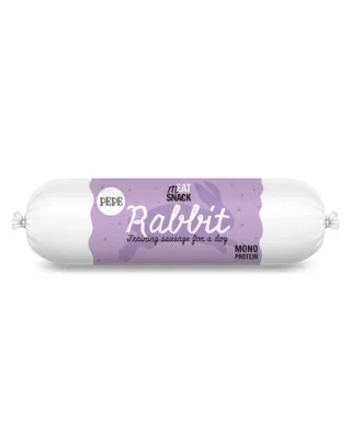 PAKA ZWIERZAKA PEPE Meat Snack carnat pentru caini, cu iepure 200g