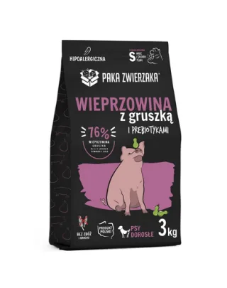 PAKA ZWIERZAKA Seventh Heaven Hrana uscata caini talie mica si medie cu porc si para 3kg