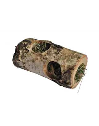 Tunel din lemn cu fân pentru rozătoare mici VITAPOL mărimea M 15x6 cm