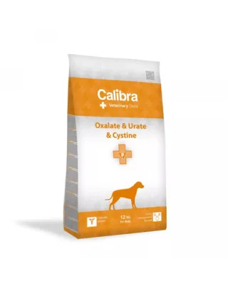 CALIBRA Veterinary Diet Dog Oxalate &amp; Urate &amp; Cystine Dieta veterinara pentru caini cu urolitiaza 12 kg