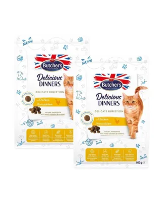 BUTCHER'S Functional Cat Sensitive pentru pisici sensibile cu pui 2x800 g
