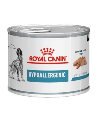 ROYAL CANIN Dog Hypoallergenic 12 x 200 g hrană umedă pentru câini adulți cu reacții adverse la alimente