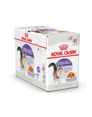 ROYAL CANIN Sterilised Plicuri hrana pisici sterilizate, in aspic 24 x 85 g