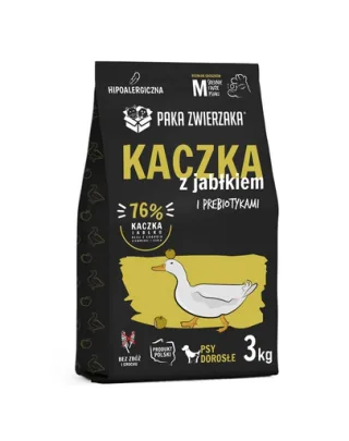 PAKA ZWIERZAKA Seventh Heaven Hrana uscata rata cu mere M 3kg hrana caini talie medie si mare