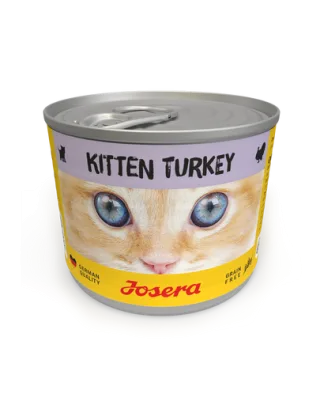JOSERA Kitten Curcan hrana umeda pentru pisoi conserve 6 x 200g