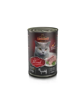 LEONARDO Quality Selection hrana umeda pentru pisici, bogata in carne de vita 400 g