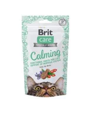 BRIT Care Cat Snack Calming recompense pentru pisici, antistres 50 g
