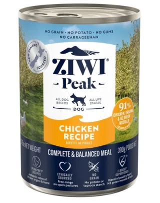 ZIWIPEAK Dog Chicken Hrana umeda pentru caini, cu pui 390 g