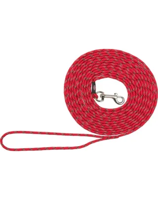 TRIXIE Junior lesa de dresaj pentru catei XXS–XS: 8 m/ 4 mm rosu