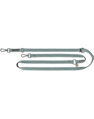 TRIXIE CityStyle Lesa din bumbac pentru caini S–M: 2.00 m/13 mm gri deschis