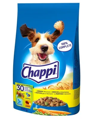 CHAPPI Hrana uscata caini, cu pasare 0.5 kg