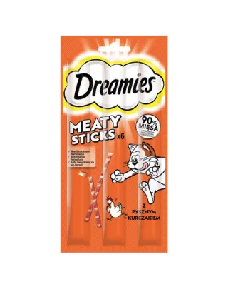 DREAMIES recompense pisici adulte, cu pui delicios 30 g